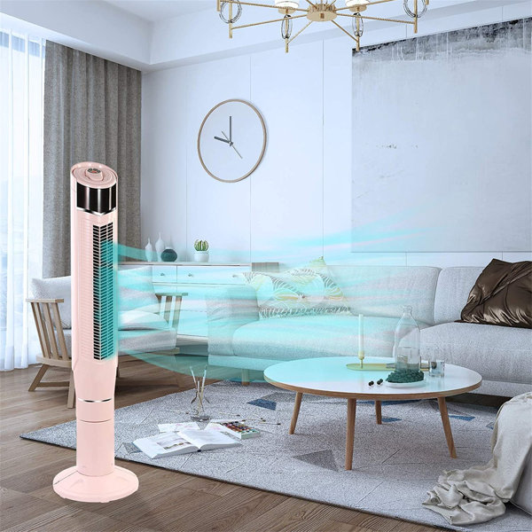  Dr. Prepare 33 Inch Oscillating Tower Fan with Remote, 70°  Oscillating Fan, 3 Speeds and Wind Modes, Quiet Cooling, 12H Timer,  Portable Bladeless Standing Fan for Bedroom Home Office : Home & Kitchen