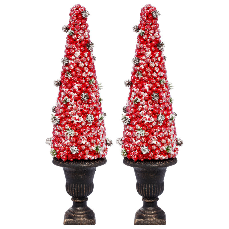 Berrycone Tree With Pot, 23 Inches