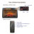 26" Infrared Quartz Heater Fireplace Insert-874879089