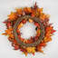 Couronnes artificielles de 56 cm (22 pouces), couronne d'automne avec citrouille et feuilles d'érable, décorations de fête pour l'intérieur et l'extérieur-1678441321