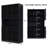 78.7 "H Display Cabinet with LED light, Bookcase with Glass Doors-1098557055