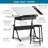 47.5'' x 23.75'' Split Top Table