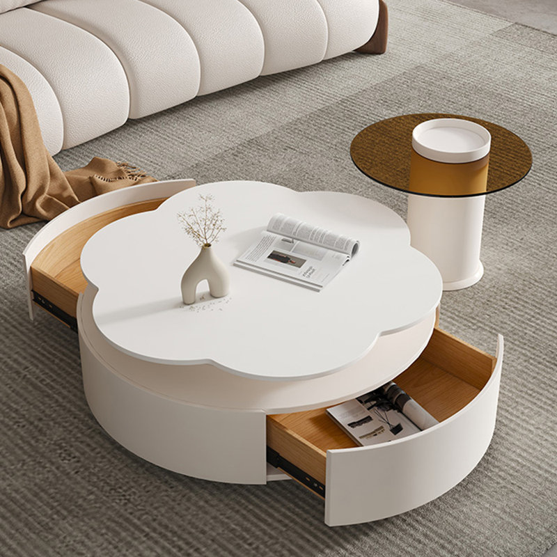 Light luxury modern simple flower coffee table