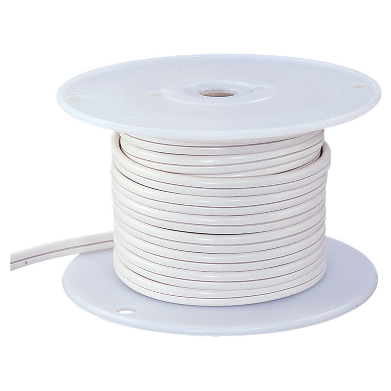 Ambiance Track Lighting 25' of White Cable, 50' H