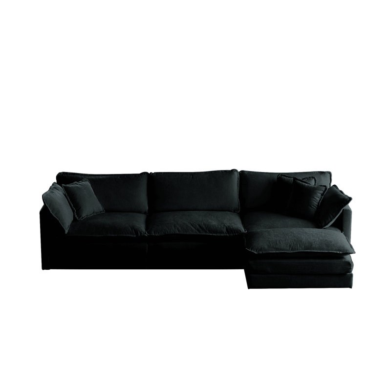 Canapé modulaire surdimensionné en L avec repose-pieds réversible Free Combination Comfy Upholstery
