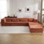 Canapé-lit convertible au sol avec conception modulaire, mousse à mémoire de forme haute densité et tissu facile à nettoyer pour un confort multifonctionnel.-253321544