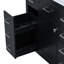 [armoire seulement] Meuble-lavabo noir de 36 po | design moderne (lavabo non inclus) (85 caractères)