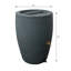 Tonneau cylindrique en plastique pour la collecte de l'eau de pluie Athena-31103800-31103801
