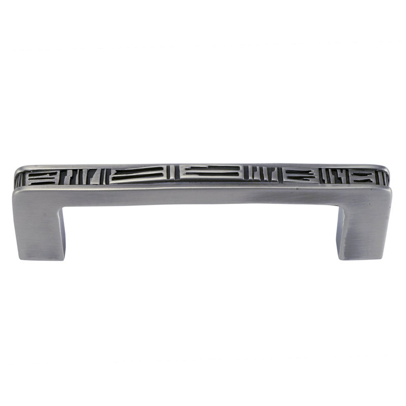 AMSTERDAM PULL IN PLATE, 3 1/2'', Silver