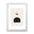 White Framed