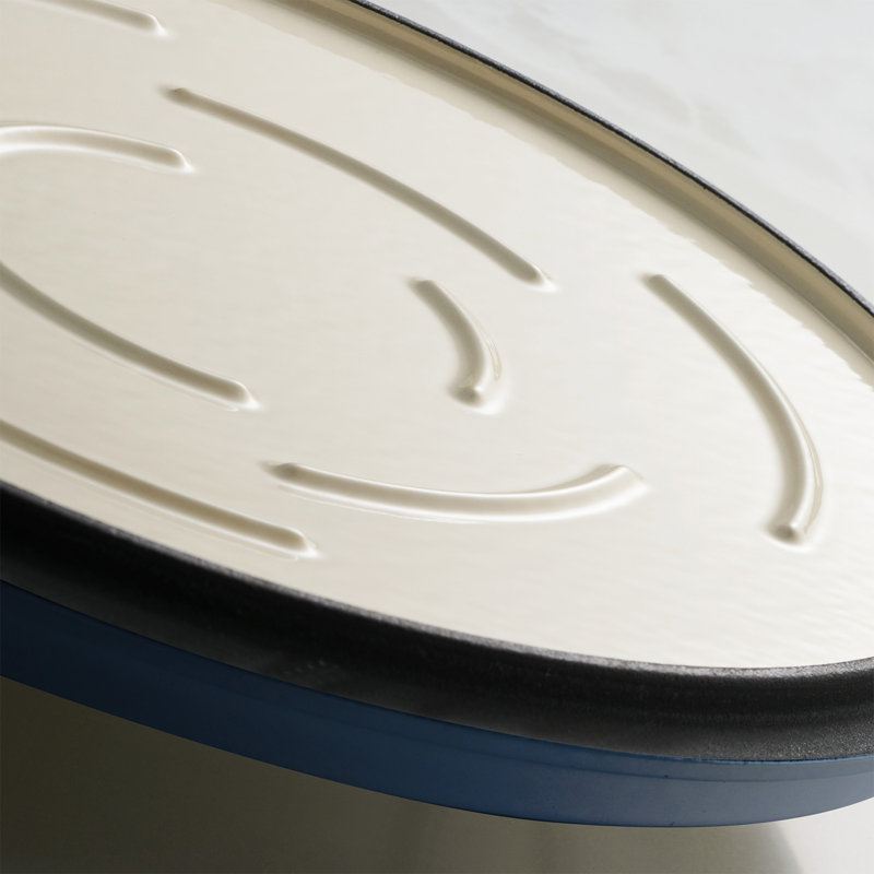 Tramontina Enamelled Cast Iron Dutch Oven, Blue, 26 cm