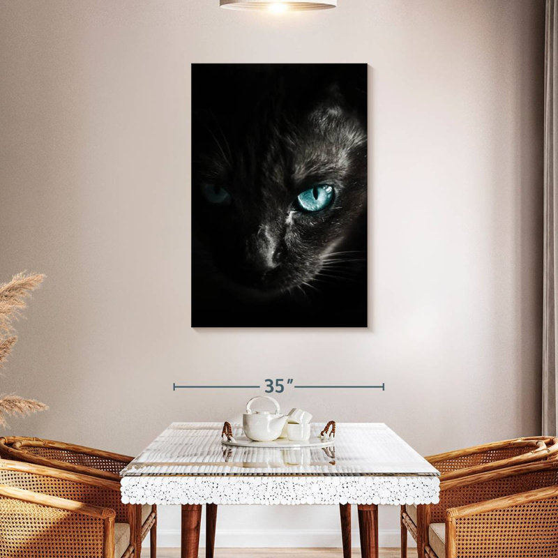 Chat effrayant Brampt, H 24 po x l 16 po