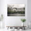 Mural, forest in the fog-98483902