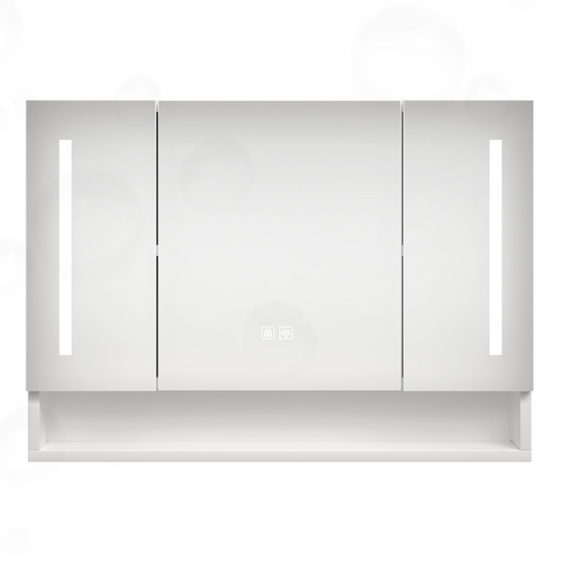 Modern LED Bathroom Cabinet with Multilevel Storage
