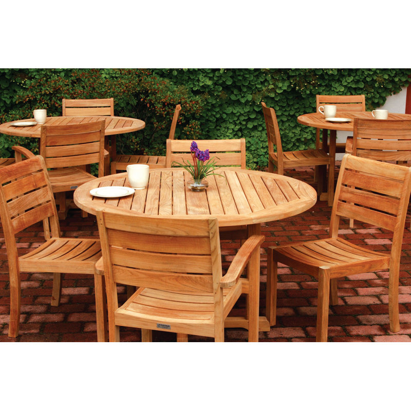 Sedona Teak Outdoor Stacking Patio Dining Chair