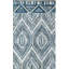 Tapis gris / bleu marine en laine touffeté à la main Deyoung-833189426