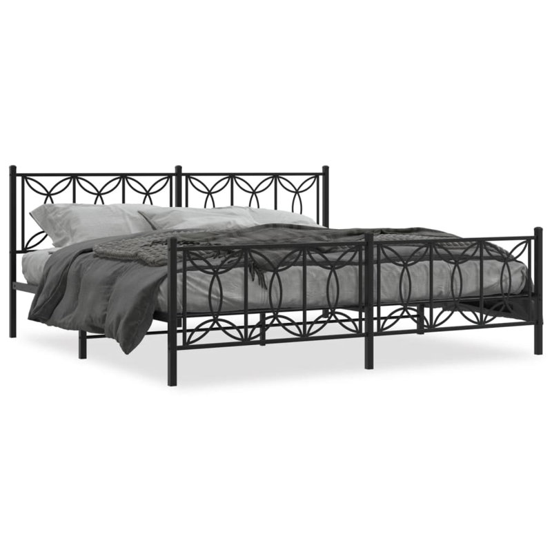 Antorio Bed Frame, 90cm x 200cm, Black