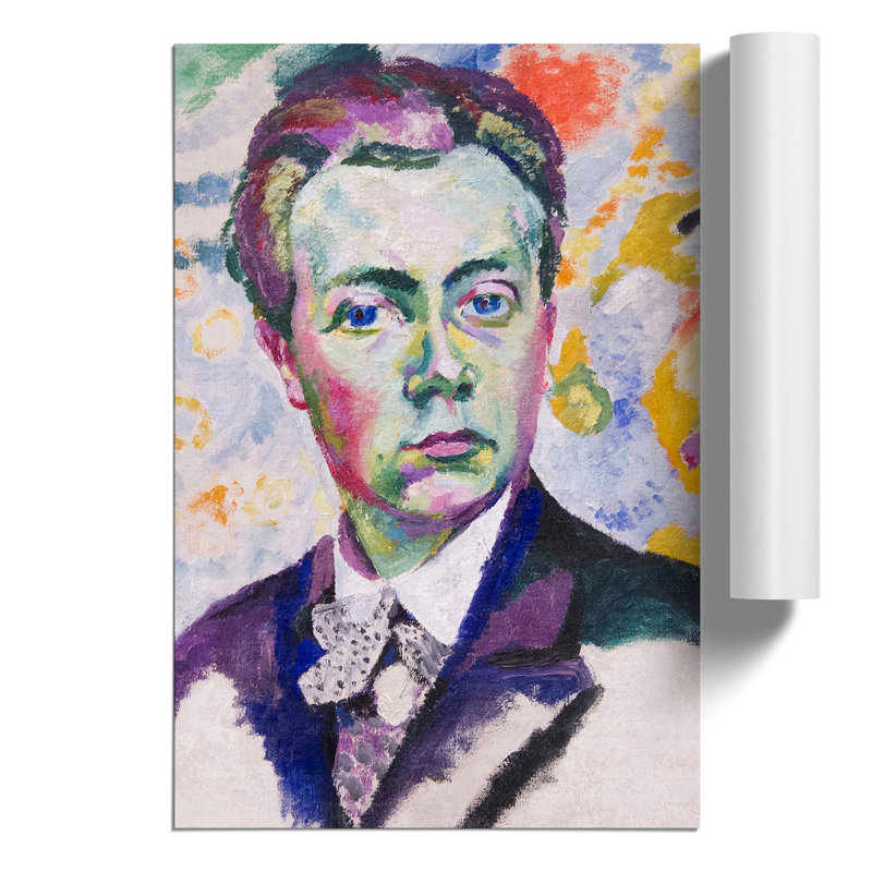 Robert Delaunay Self Portrait by Robert Delaunay - Frameless Print, 42cm H x 30cm W x 0.1cm D