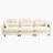 Three - Seater Modular Sectional Couch With Soft Upholstery, Tufted Backrest, Ergonomic Design And High - Quality Base For Living Rooms And Bedrooms-396143701