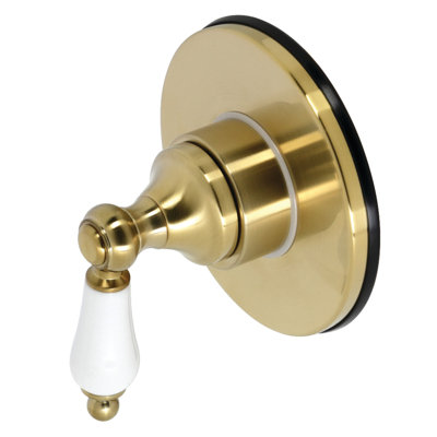 Kingston Brass Single-Handle Wall Mount Three-Way Diverter Valve with Trim Kit