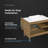 OVE Decors Heidi 36 In. Single Sink Freestanding Light Brown Oak Bathroom Vanity With White Quartz Top And Brushed Gold Hardware-121369881