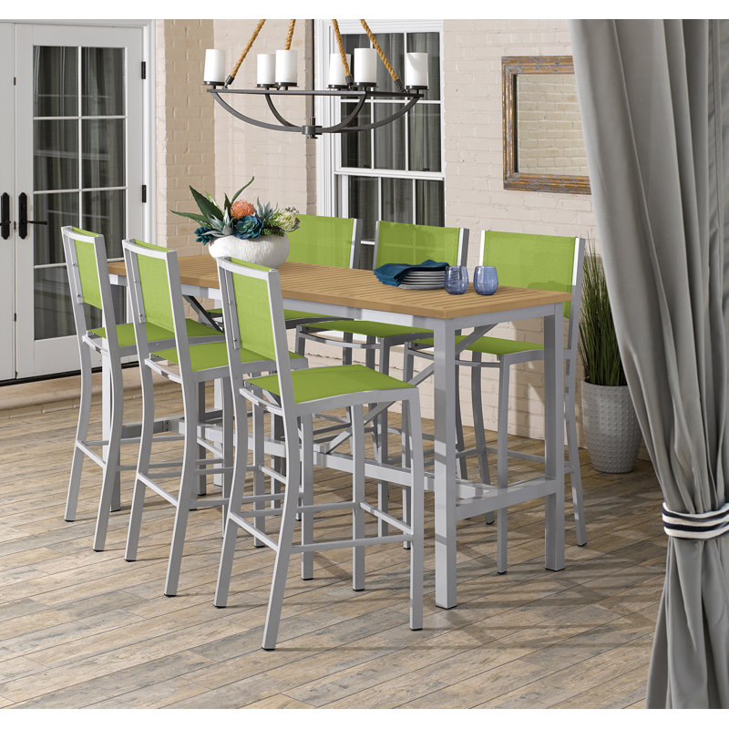 Travira Outdoor Bar Stool, Go Green