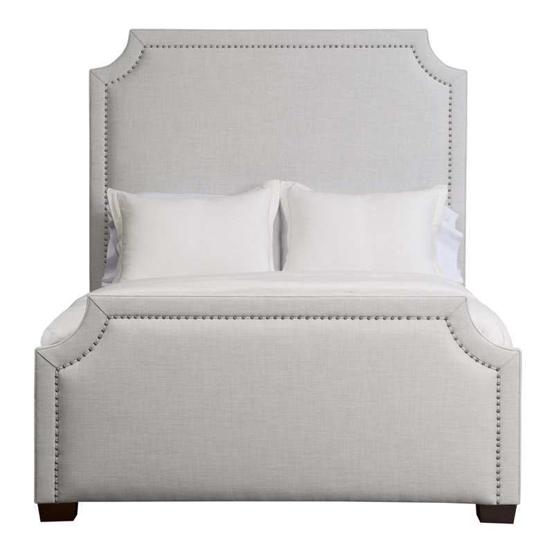 Meherrin Upholstered Bed, California King, Gray