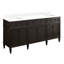 Elmdale 72" Freestanding Mahogany Double Basin Vanity  Oval Undermount Sink - 8" Faucet Holes-1942093255-1942379738-1942379739