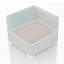 29" Single Seat Seat Cushion - Canvas Flax-211365539