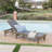Summerland Chaise Lounge - Dark Grey Mesh-1392806948