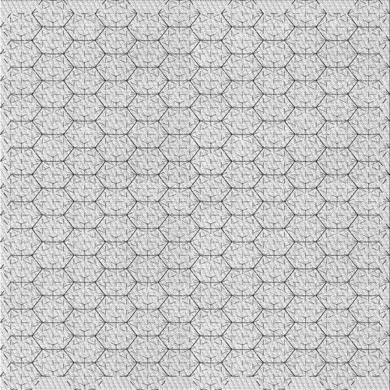 Geometric Indoor Rug, Square 7' x 7'