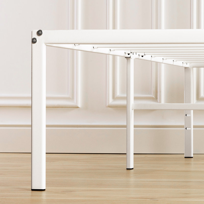 Messancy Upholstered Bed, Queen, White