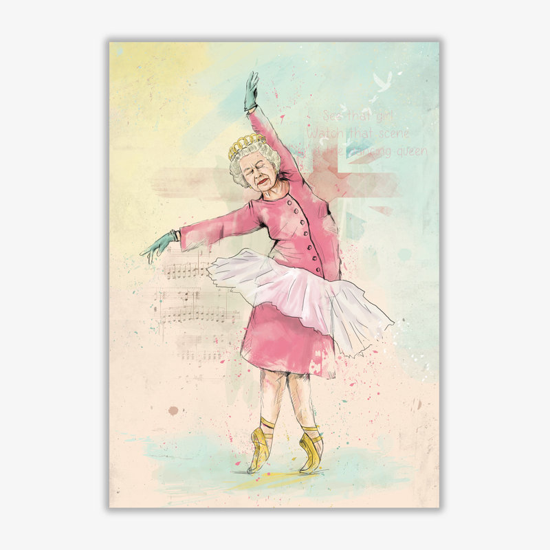 Dancing Queen by Mercedes Lopes Charro - Print, No Frame, 59.4 cm H x 42 cm W x 1 cm D