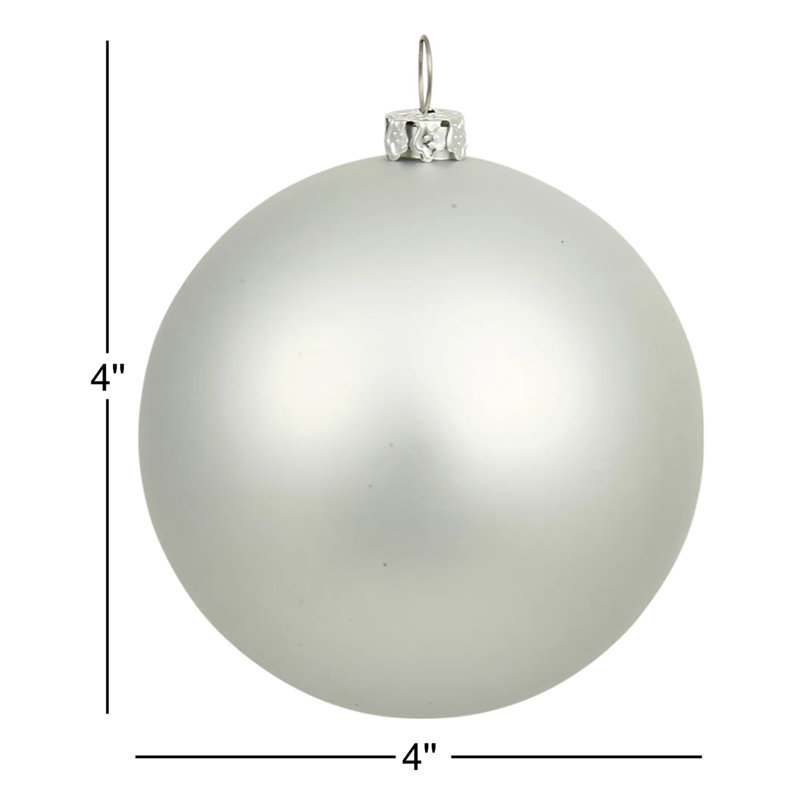 Holiday Décor Ball Ornament, Silver