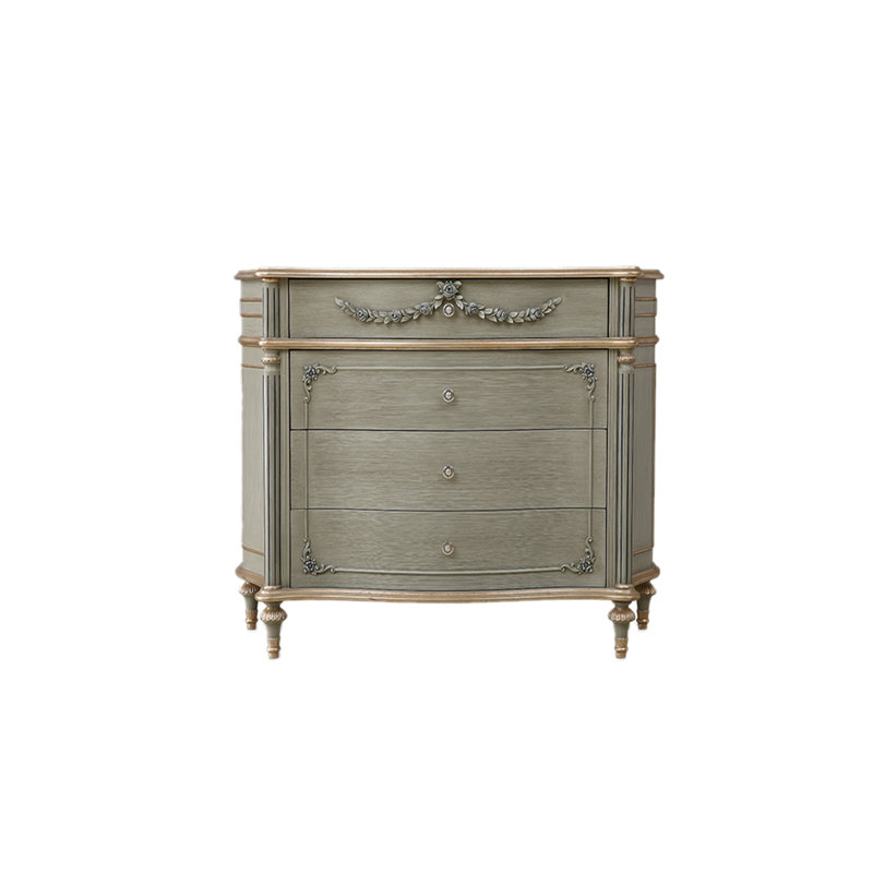 Commode d'appoint en bois massif