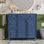 36" Modern Storage Bathroom Vanity Cabinet with Ceramic Sink, Adjustable Shelves, Drawers