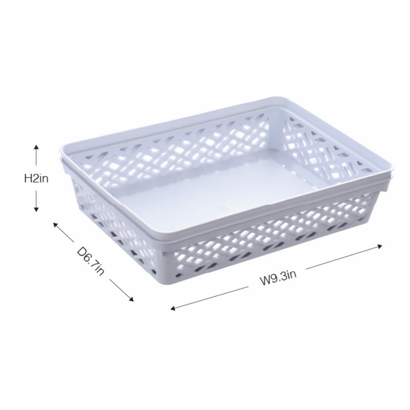 Tramia Long Tray 12 Pack, 2" H x 6.7" W x 9.3" D