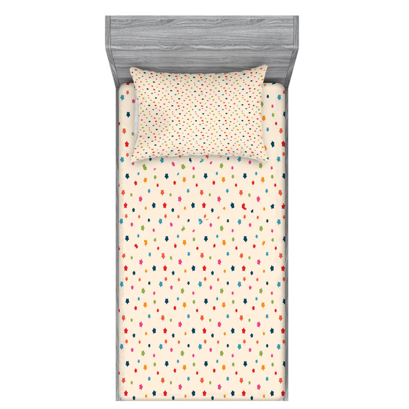 Microfiber Sheet Set, Twin Sheet Set with Fitted Sheet