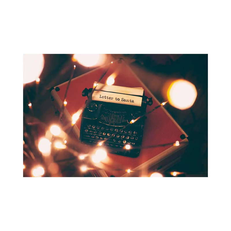 Letter To Santa by Kelly Poynter - Wrapped Canvas Print, 66.04 cm H x 45.72 cm W x 1.91 cm D