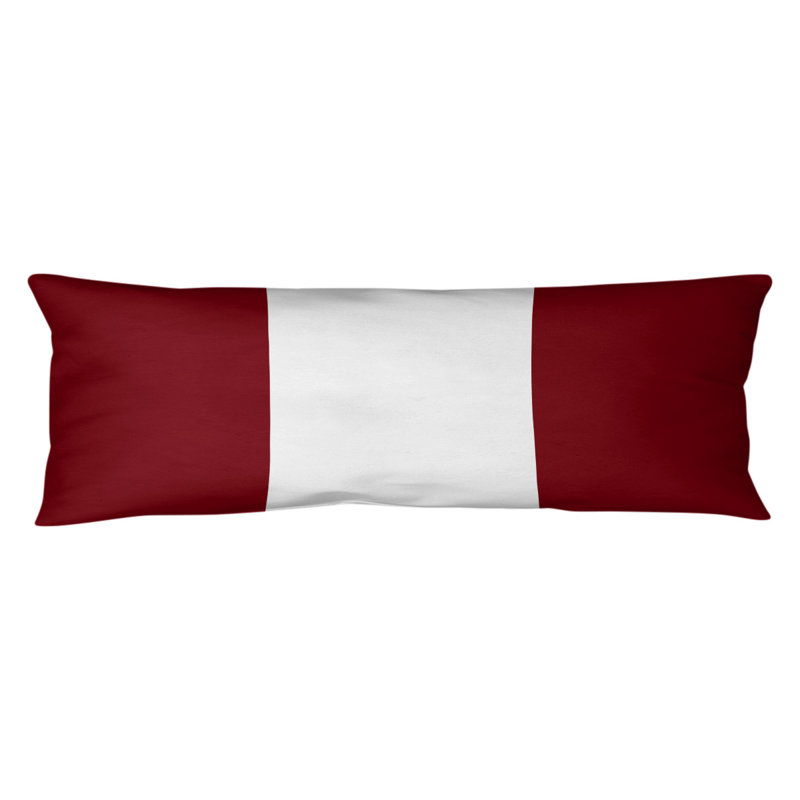 Polyester Medium Pillow, Garnet/White Middle, Tennessee Football