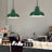 Green Pendant Lights Kitchen Island 2 Pack,Dome Pendant Light, Farmhouse Pendant Light Island Pendant Light for Kitchen, Restaurants, Cafes-1582038919