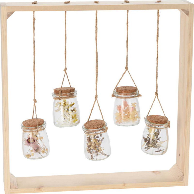 Mixed Assortment Wall Panel Arrangement in Jar