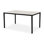 PARSON MARBLE DINING TABLE SMALL BLACK BASE