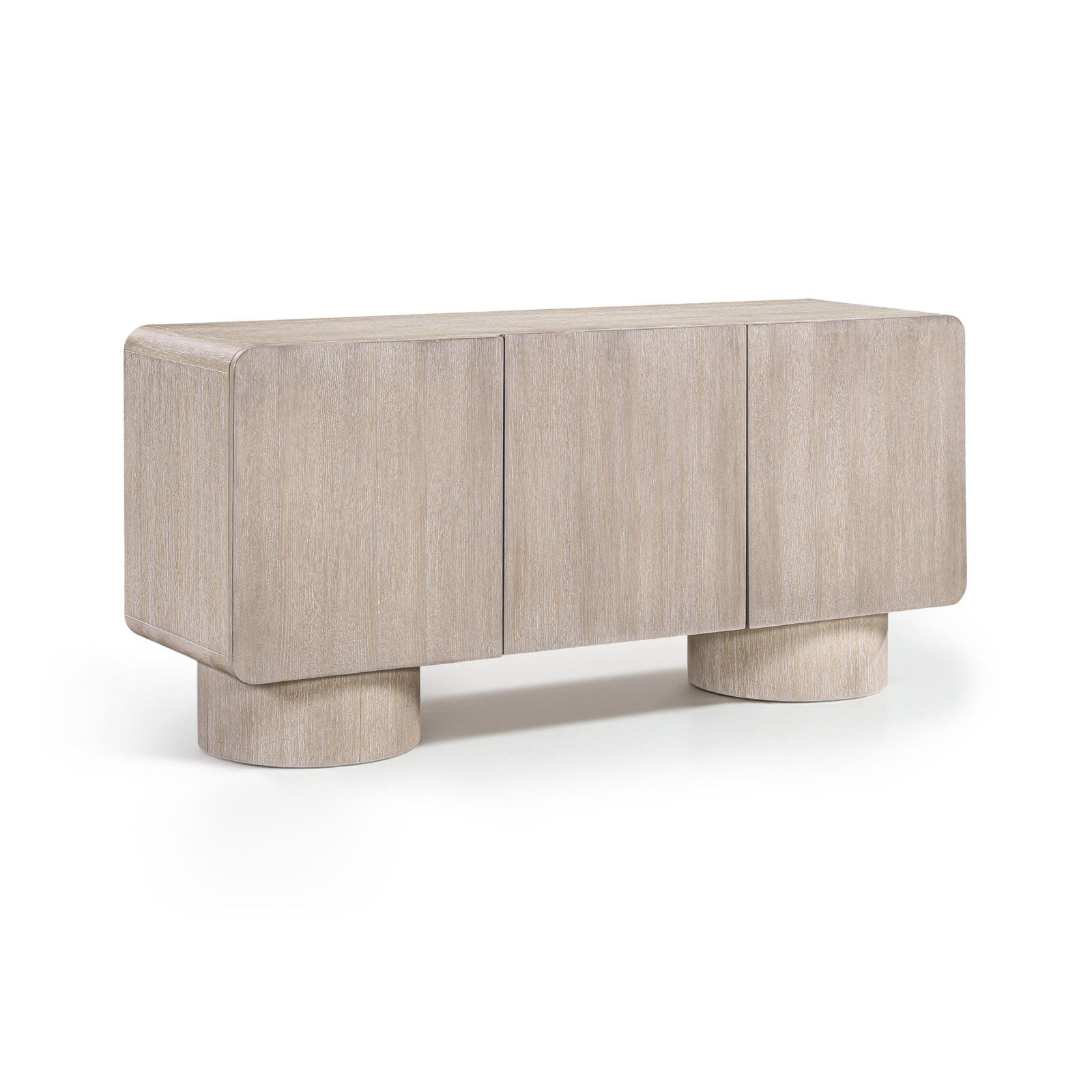 Adagio Brown Solid Wood And Oak Veneer Sideboard/Buffet, Natural