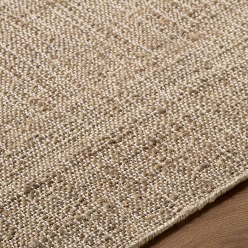 Umbria  Handmade Rug, Rectangle 8' x 10', Brown/Beige/Taupe