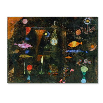 « fish magic » par impression sur toile tendue Paul Klee