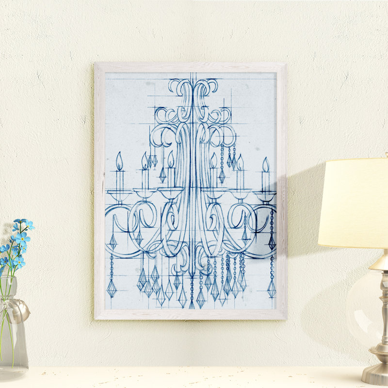 Lustre brouillon II par Paul Cezanne - reproduction d'art encadrée, H 32 po x l 44 po x 1,25 po, Toile blanche encadrée