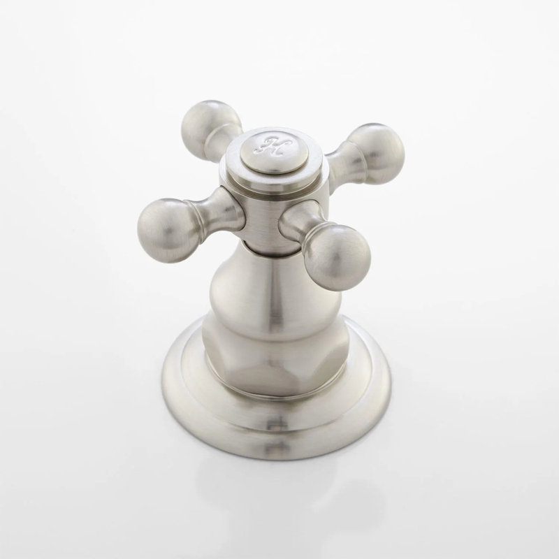 Robinet pour salle de bain Barbour, Nickel brossé