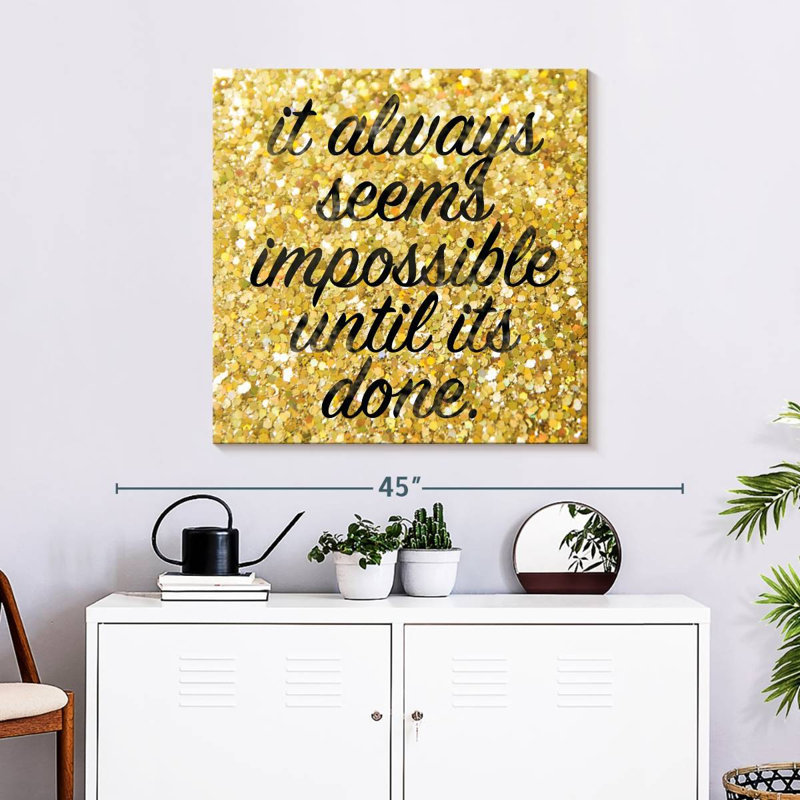 Tergel Just Do It, 30" H x 30" W
