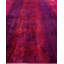 Tapis unique mauve / rouge / noir 9 pi 1 po x 16 pi 6 po Adhara
